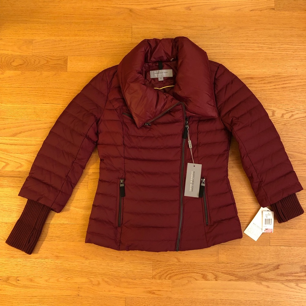 NWT Asymmetrical Puffer Down Jacket
